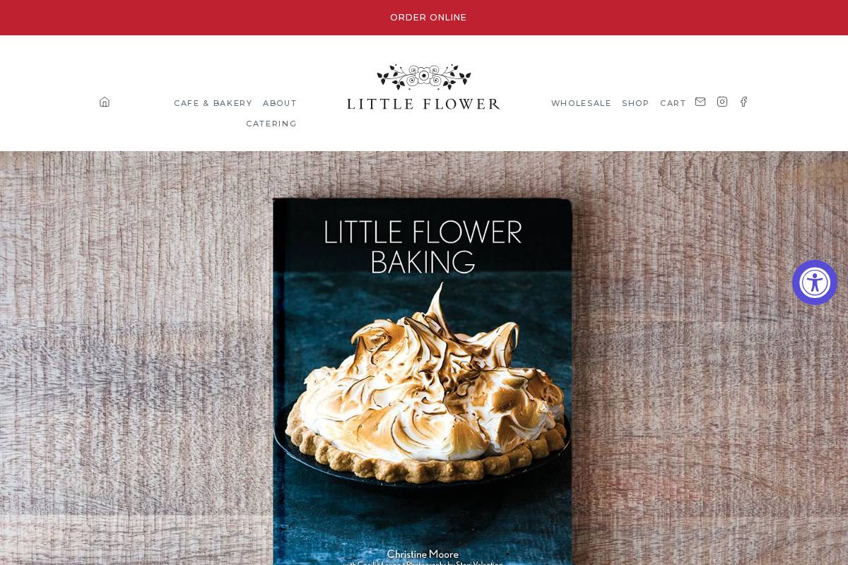 littleflowercandyco.com homepage screenshot
