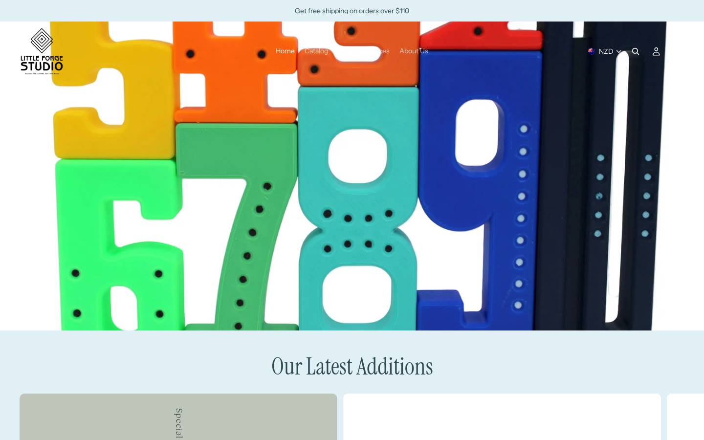 littleforgestudio.com homepage screenshot