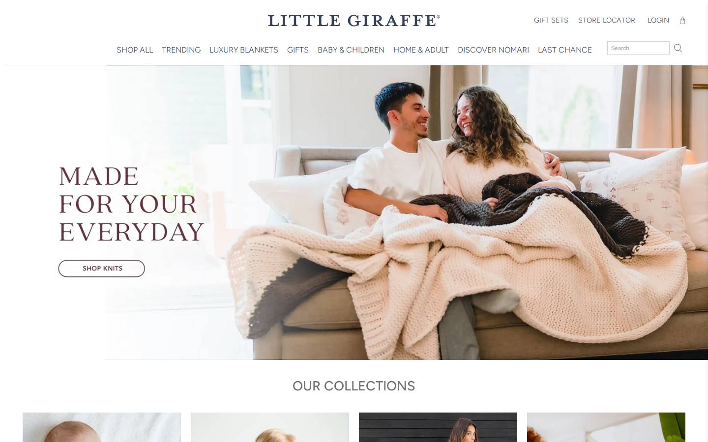 littlegiraffe.com homepage screenshot