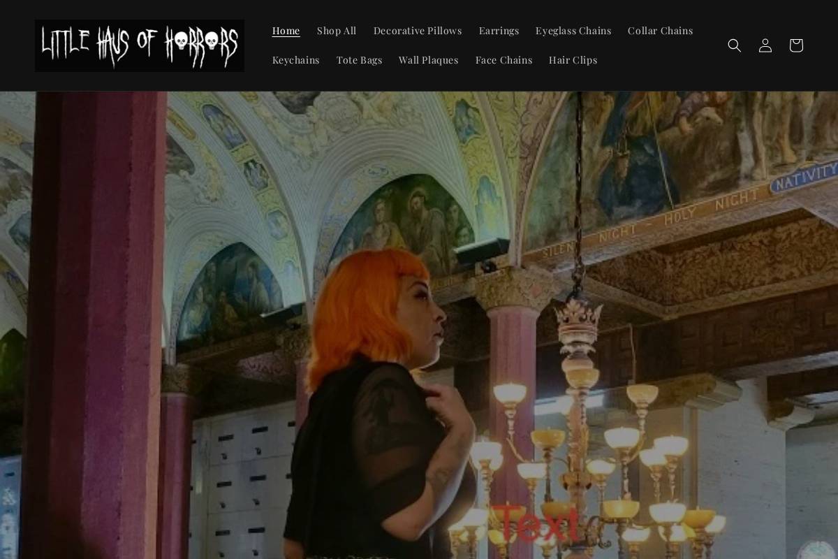 littlehausofhorrors.com homepage screenshot