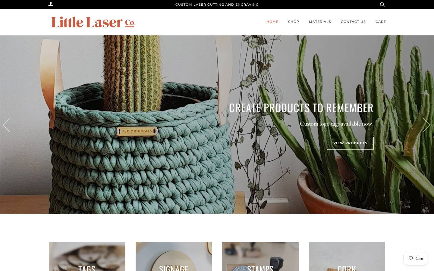 littlelaserco.com homepage screenshot