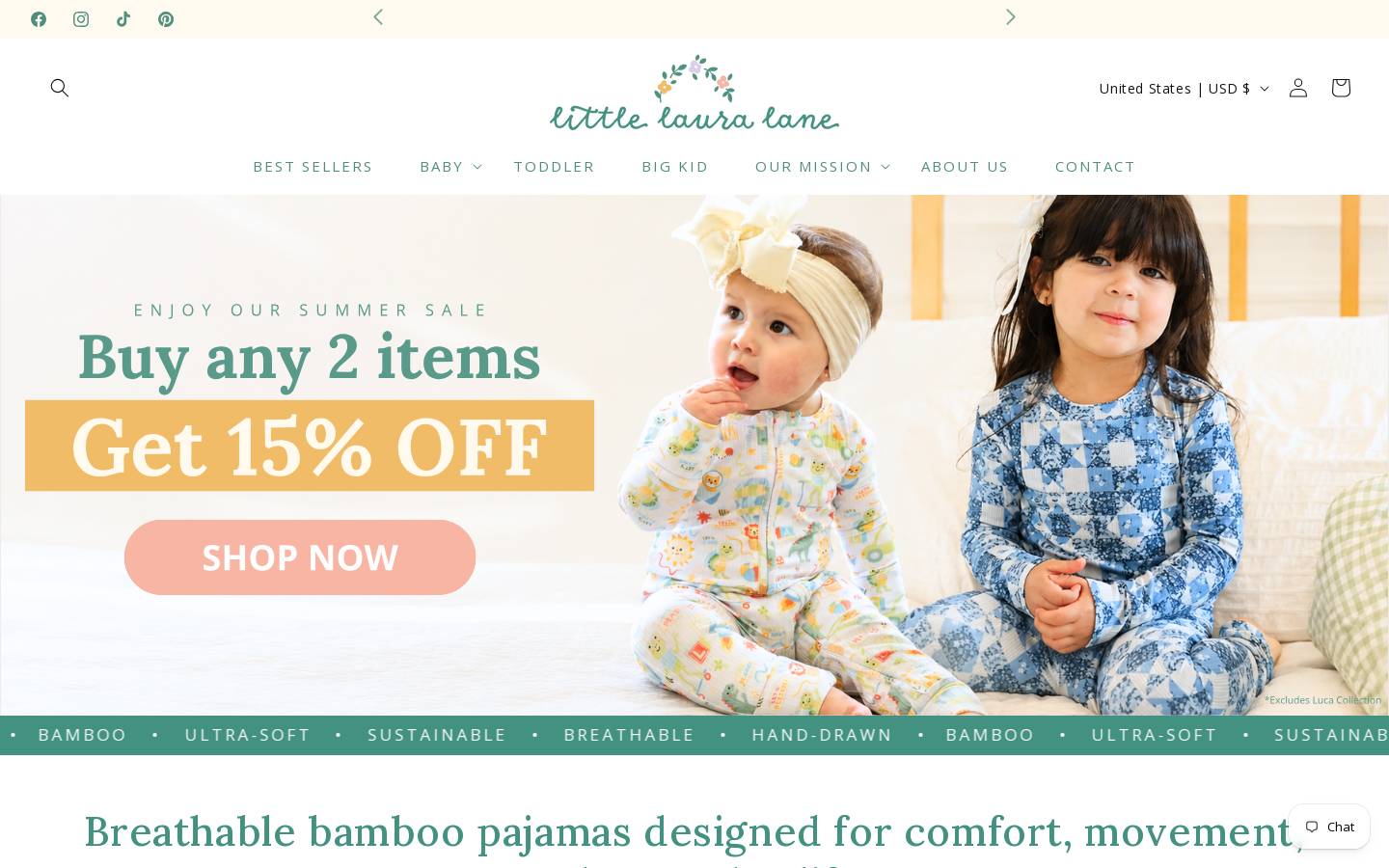 littlelauralane.com homepage screenshot