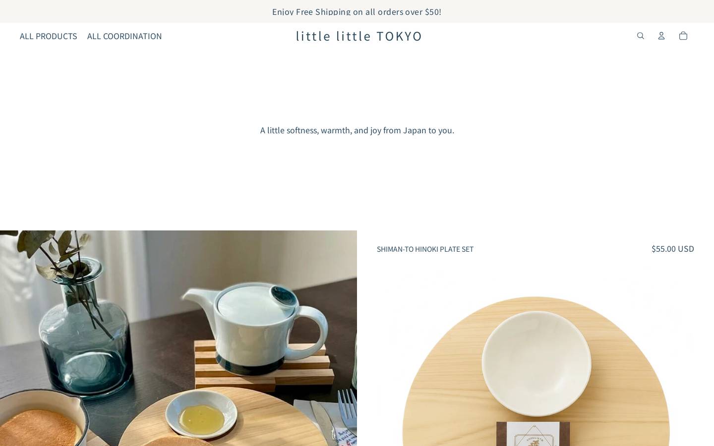 littlelittletokyo.com homepage screenshot