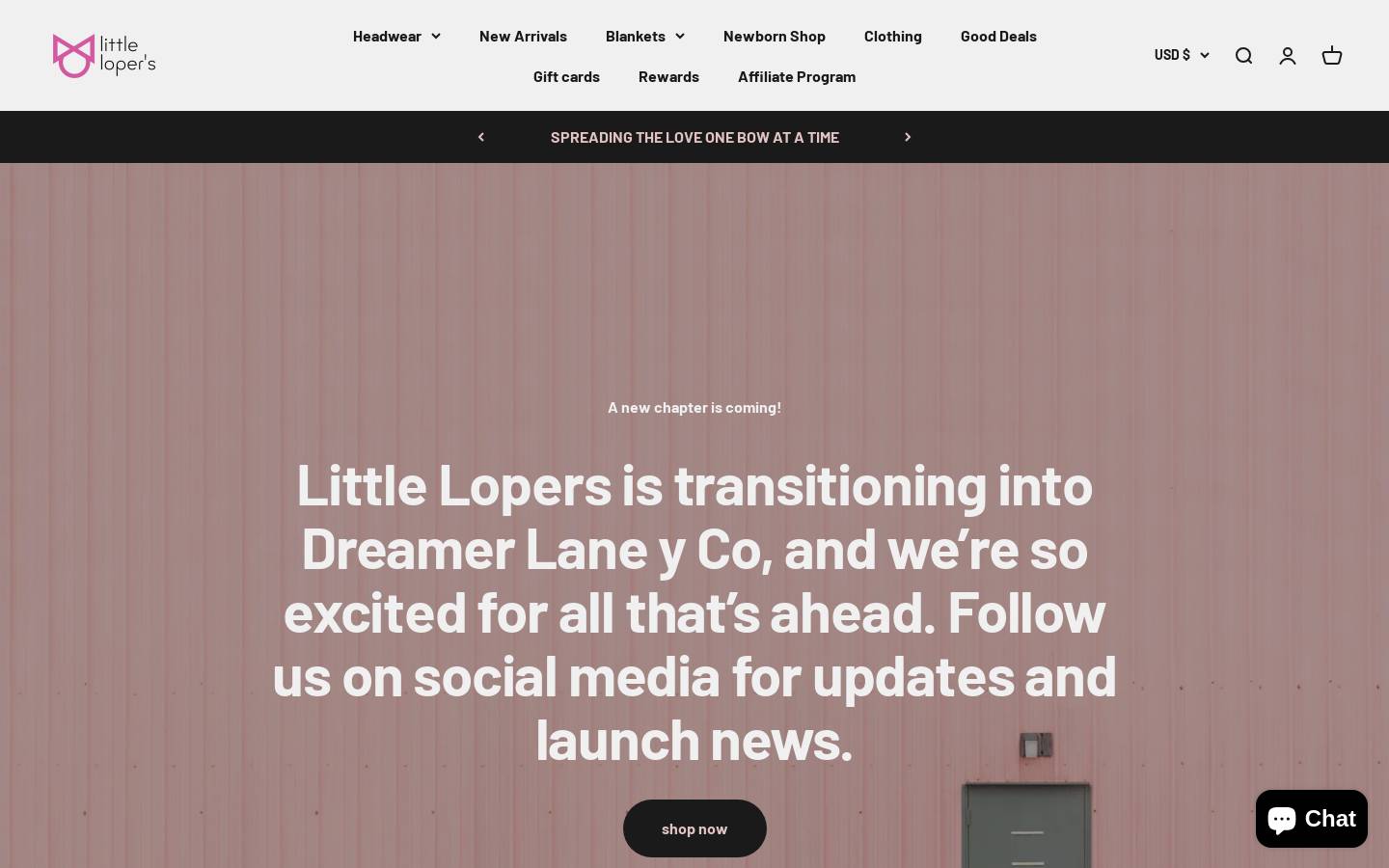 littlelopers.com homepage screenshot
