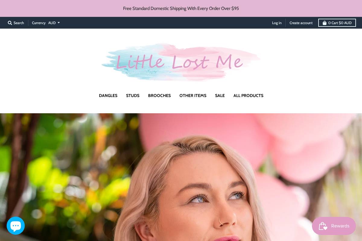 littlelostme.com homepage screenshot