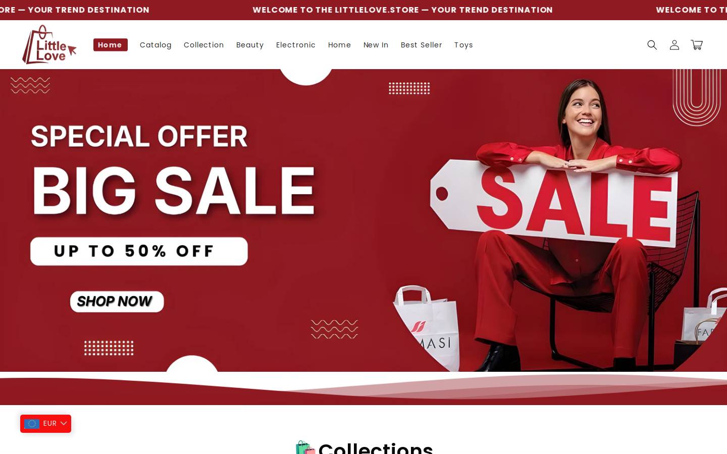 littlelove.store homepage screenshot