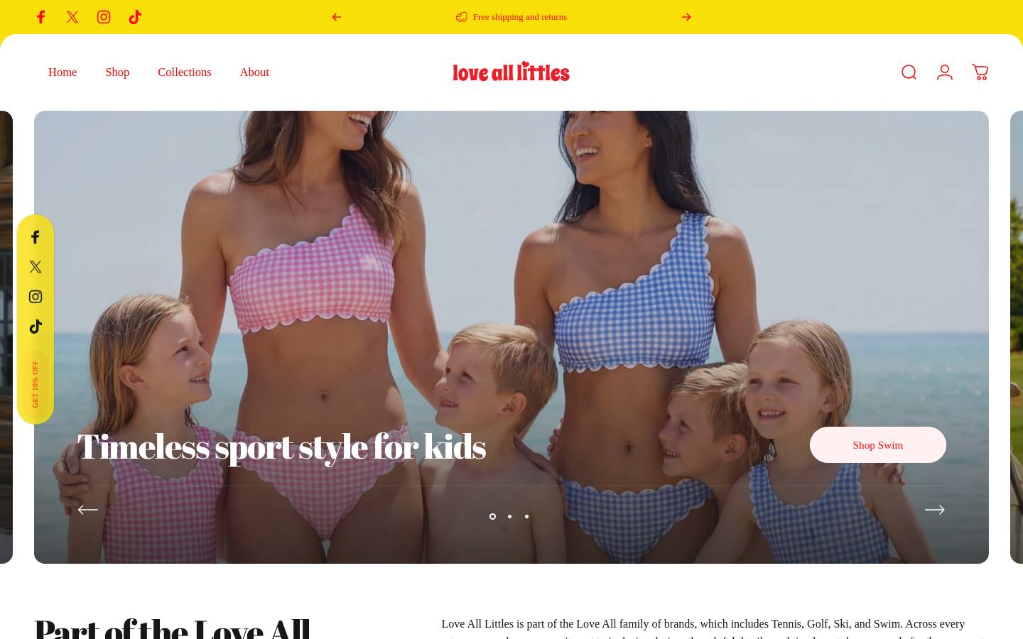 littleloveall.com homepage screenshot