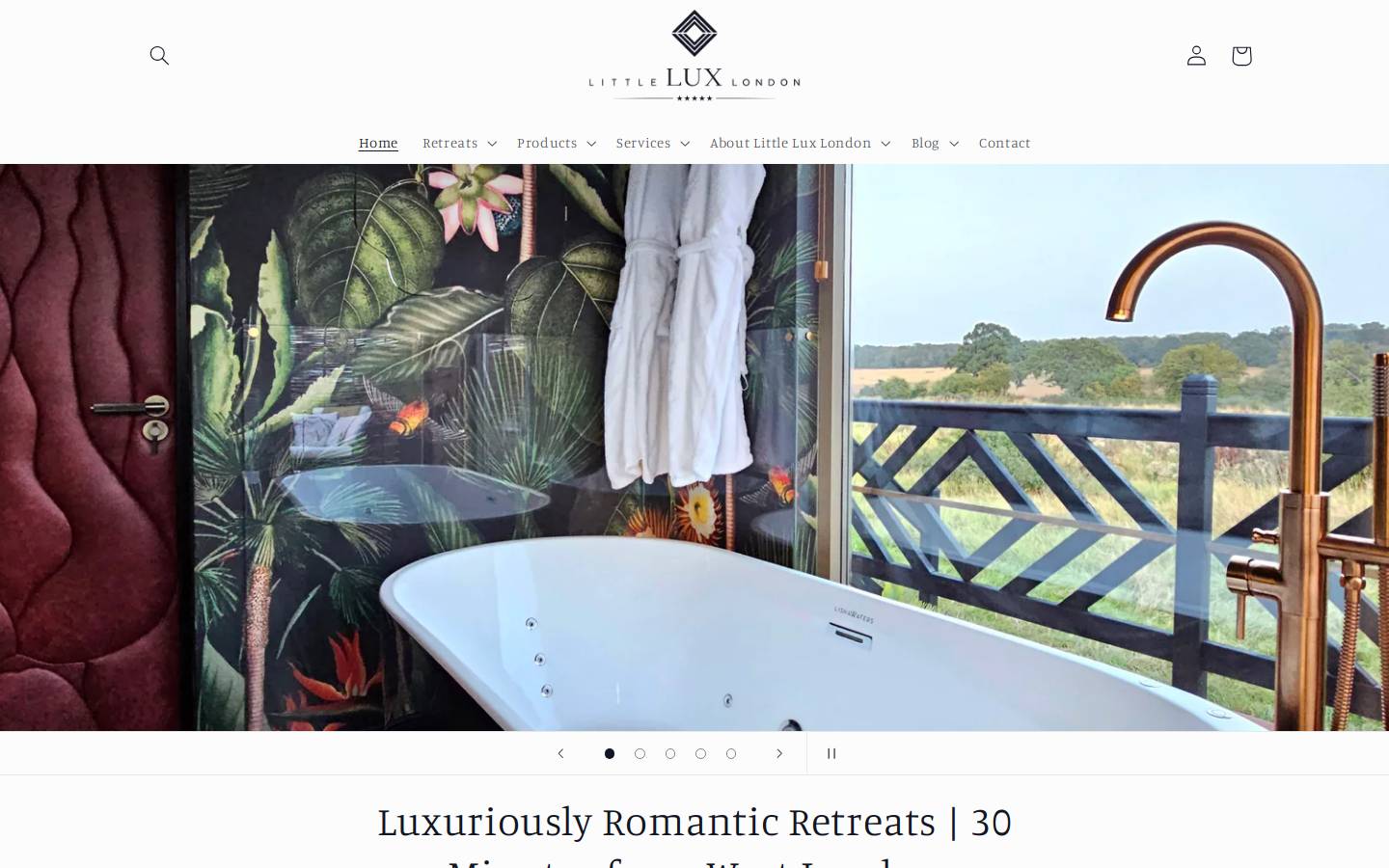 littleluxlondon.com homepage screenshot
