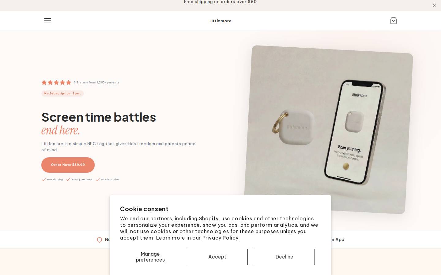 littlemore.life homepage screenshot