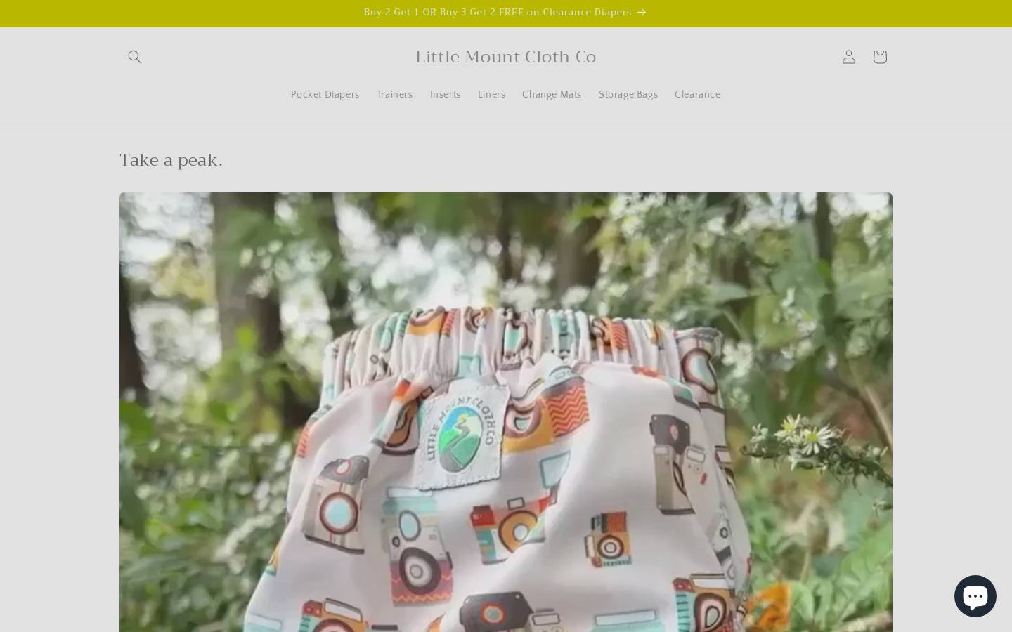 littlemountcloth.com homepage screenshot