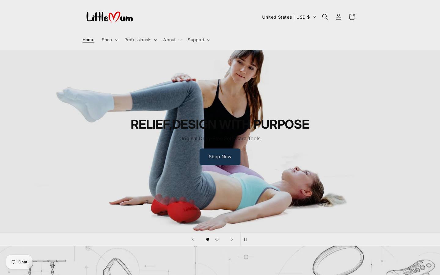 littlemumcare.com homepage screenshot