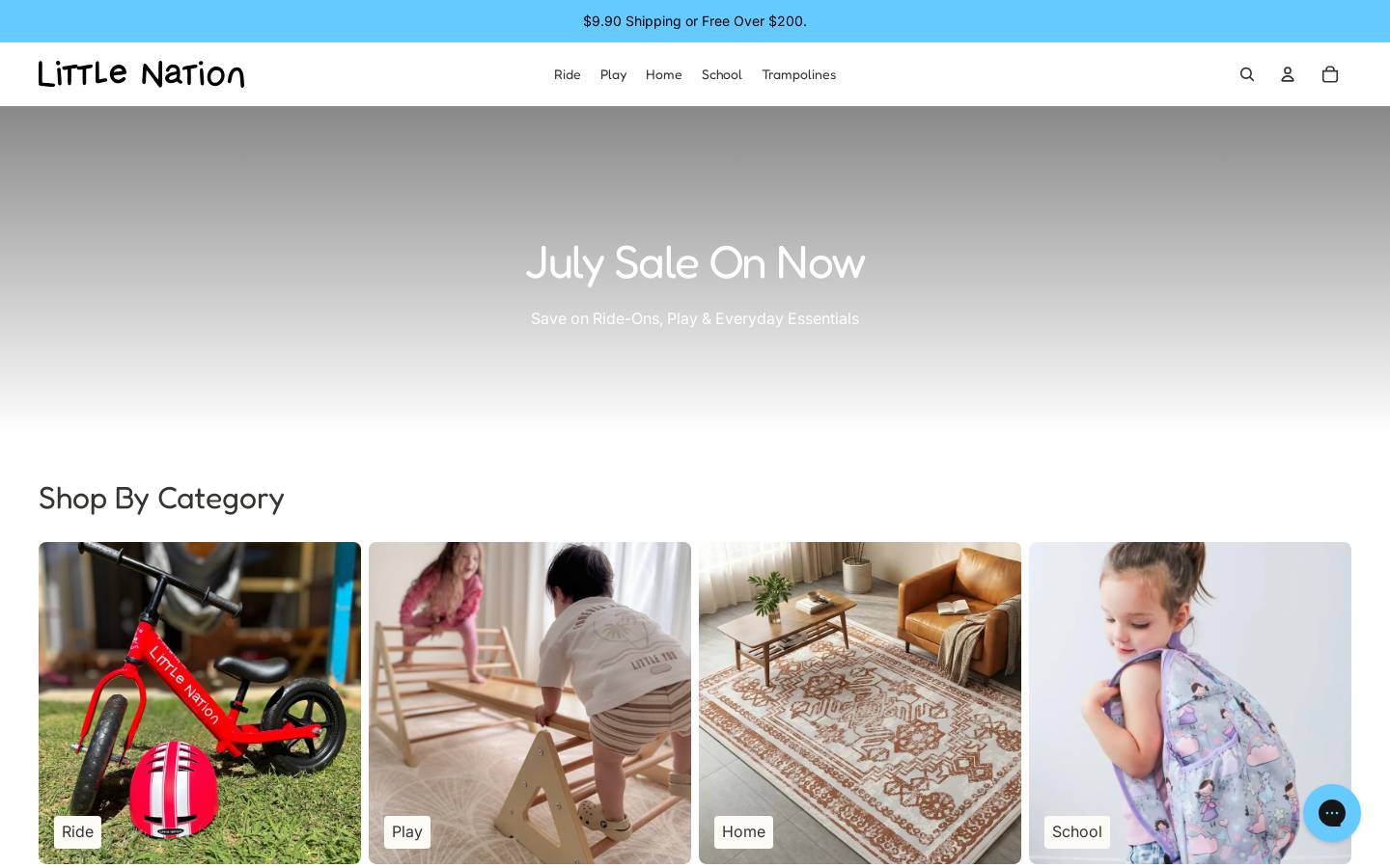 Little Nation homepage screenshot