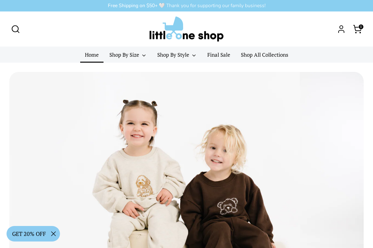 Little One Shop Co. homepage screenshot
