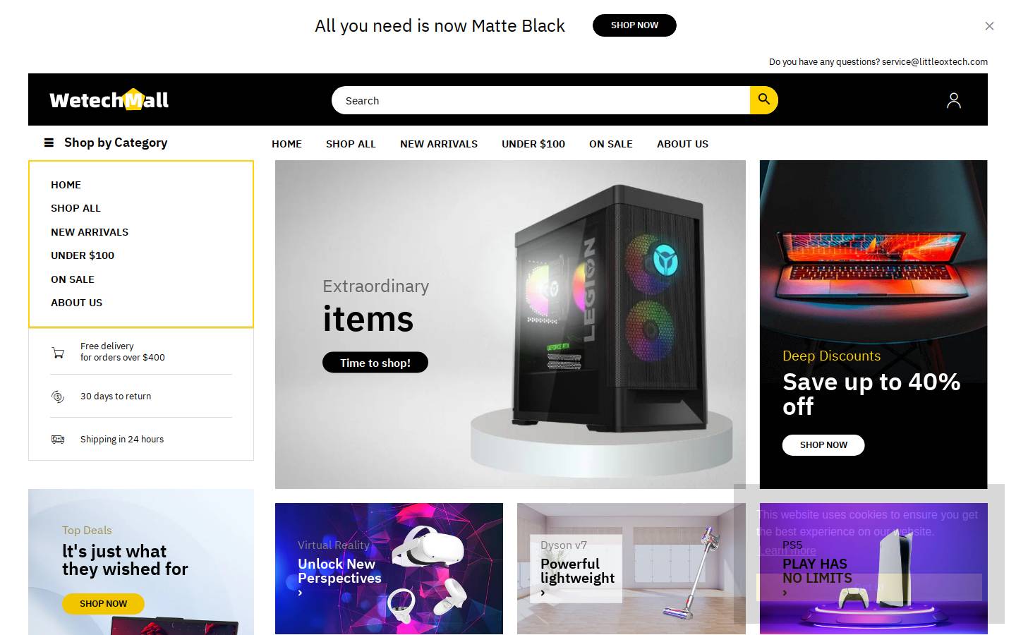 littleoxtech.com homepage screenshot