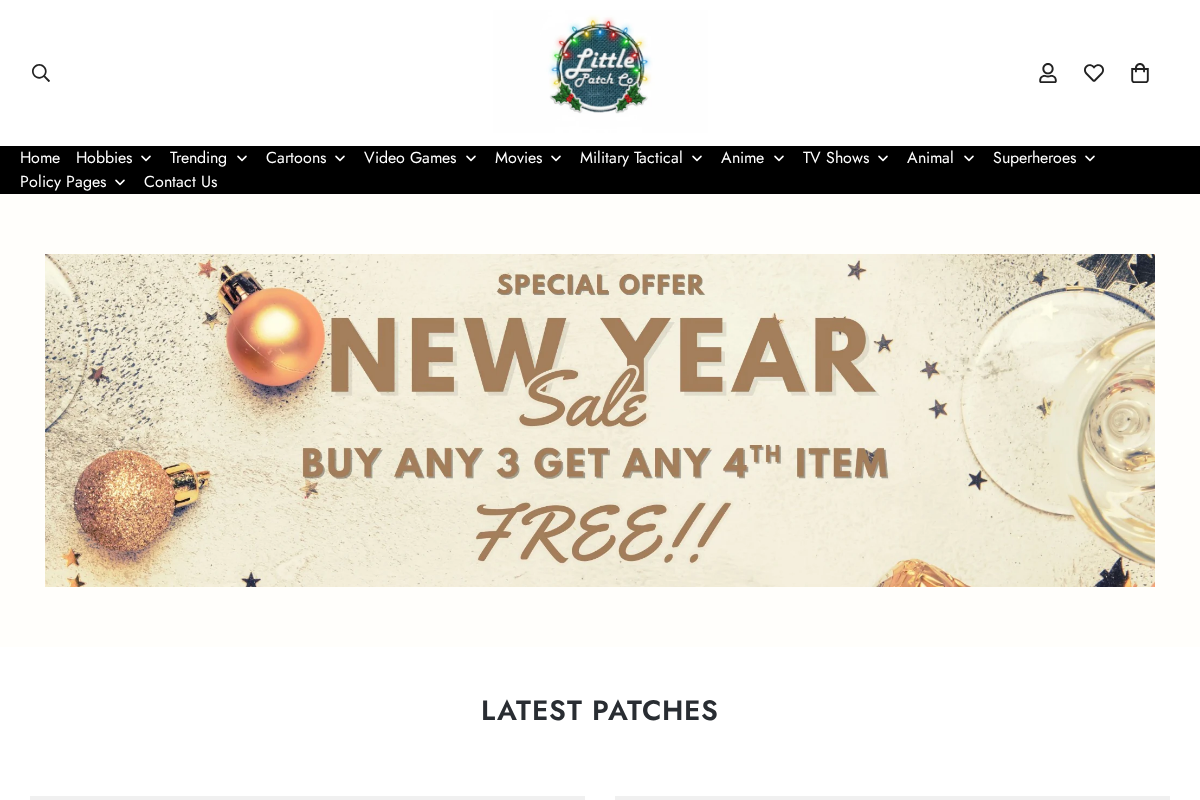 Little Patch Co homepage screenshot