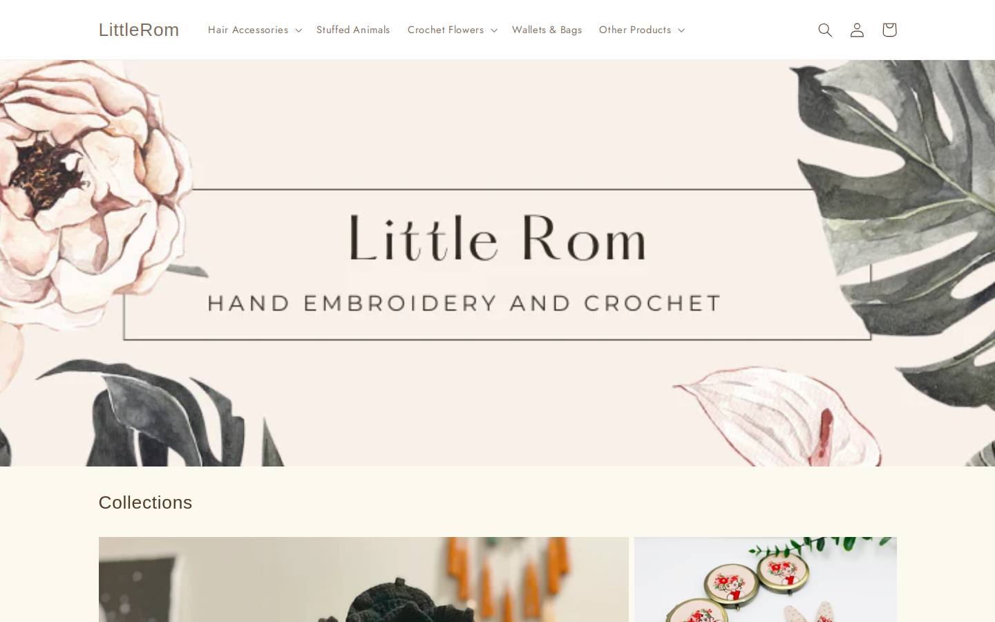 littlerom.com homepage screenshot