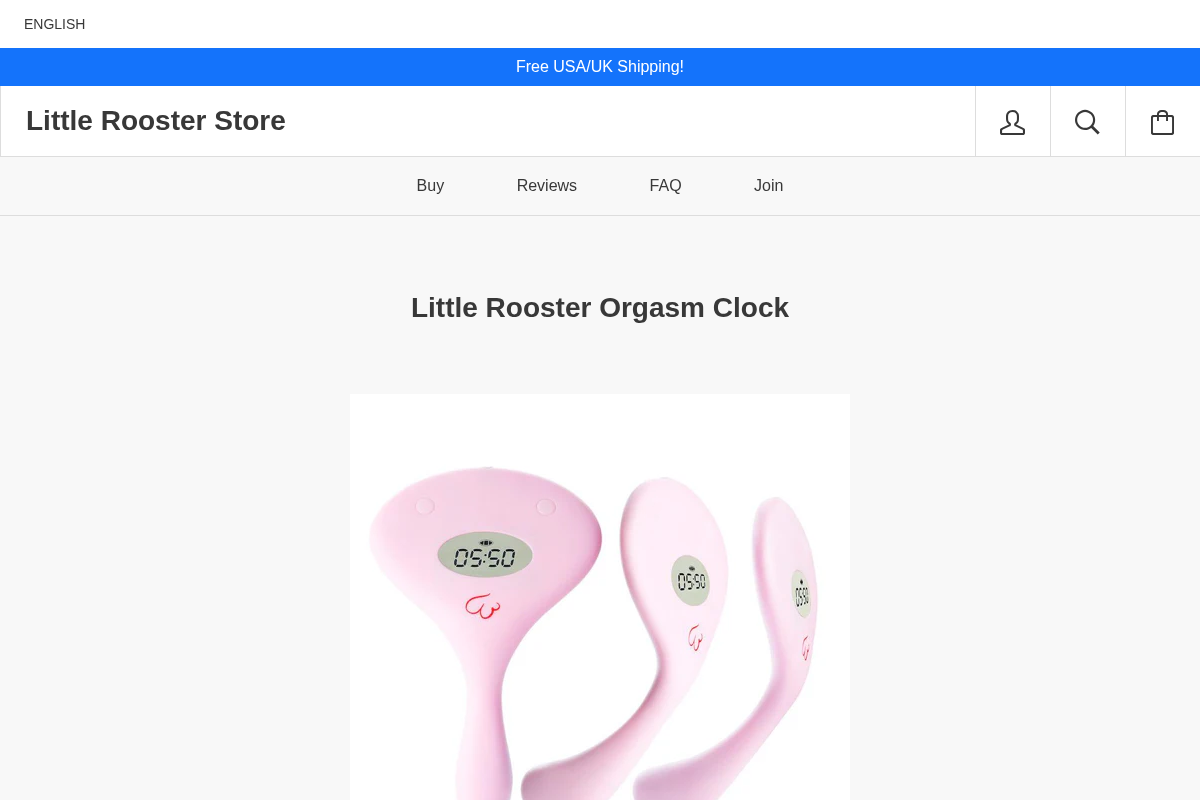 Little Rooster Store homepage screenshot