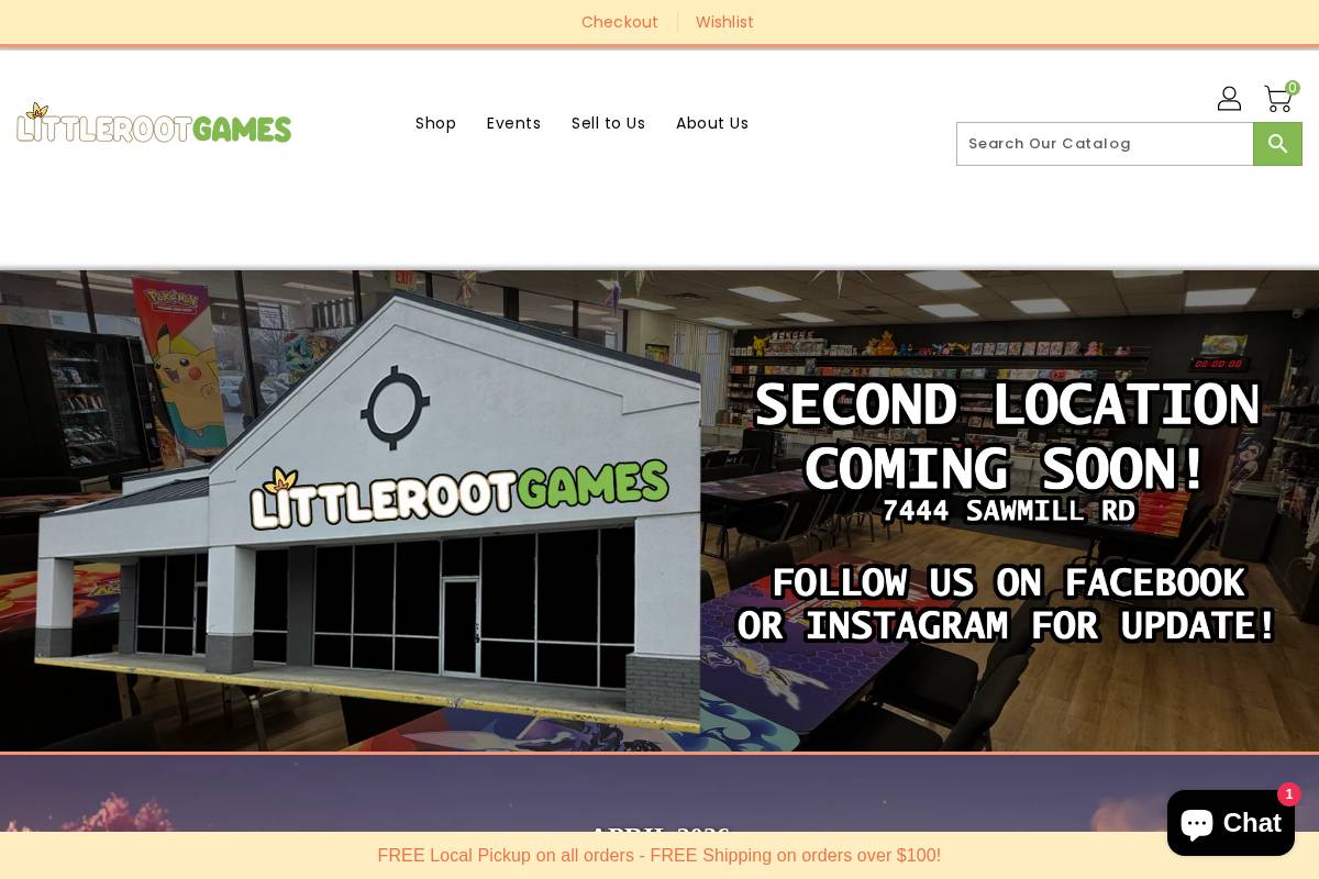 littlerootgames.com homepage screenshot