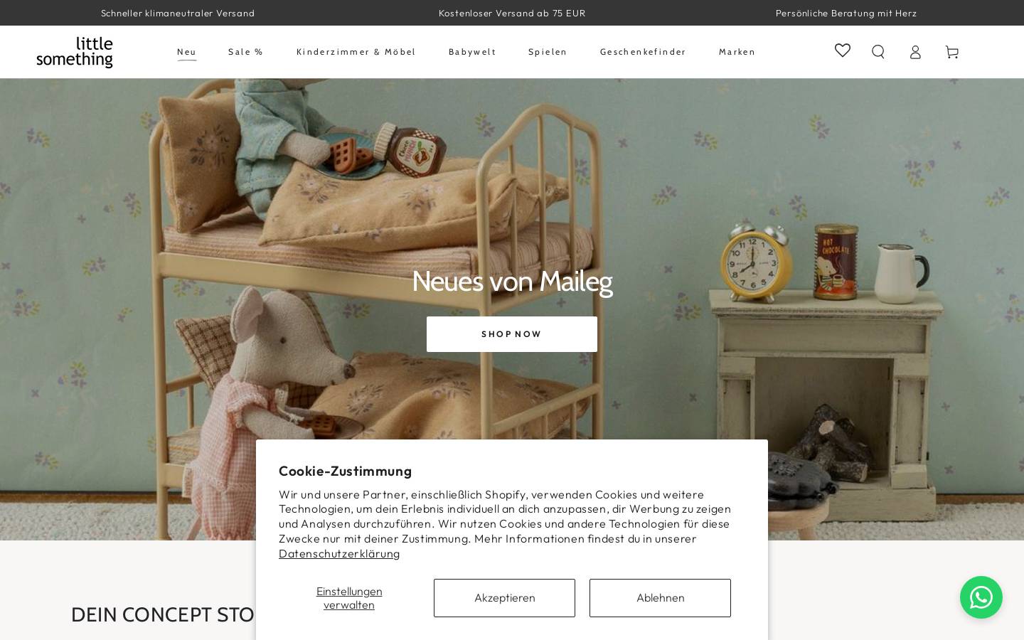littlesomething.de homepage screenshot