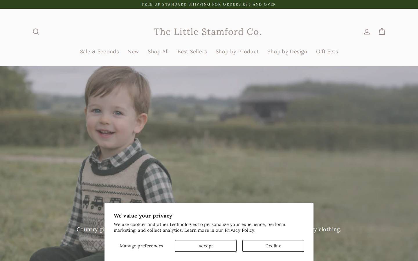 The Little Stamford Company homepage screenshot