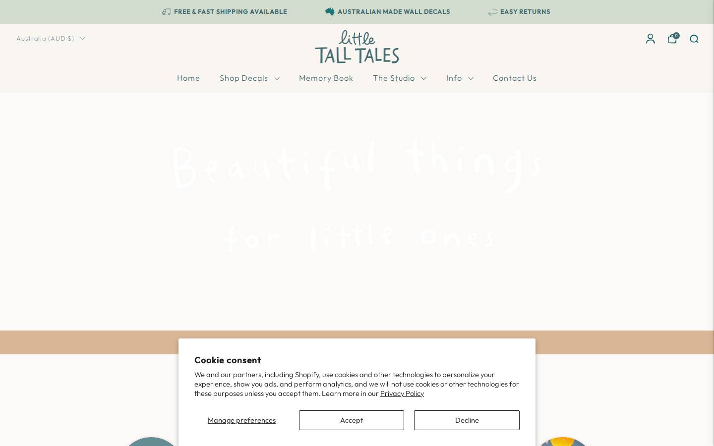 littletalltales.com homepage screenshot