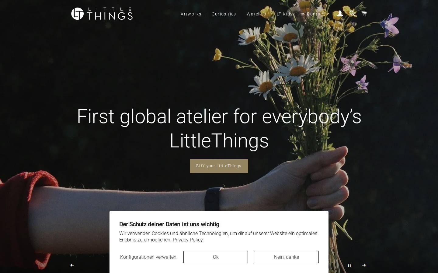 littlethingsforyou.com homepage screenshot