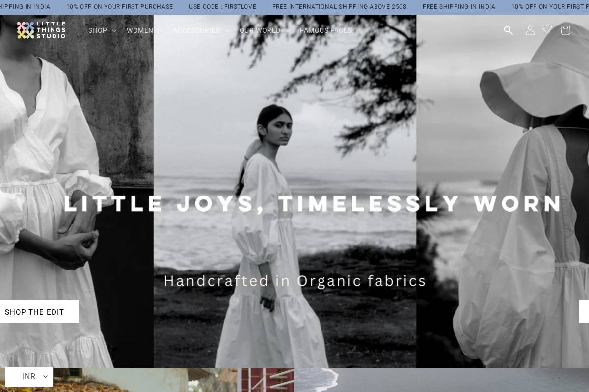 littlethingstudio.com homepage screenshot