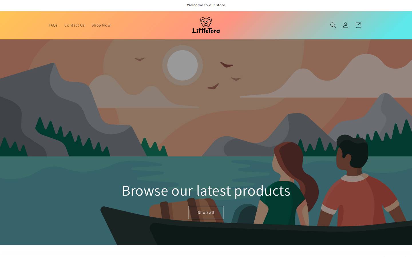 littletora.com homepage screenshot