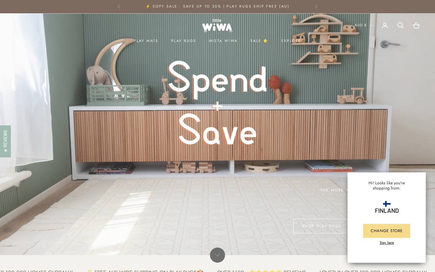 littlewiwa.com.au homepage screenshot