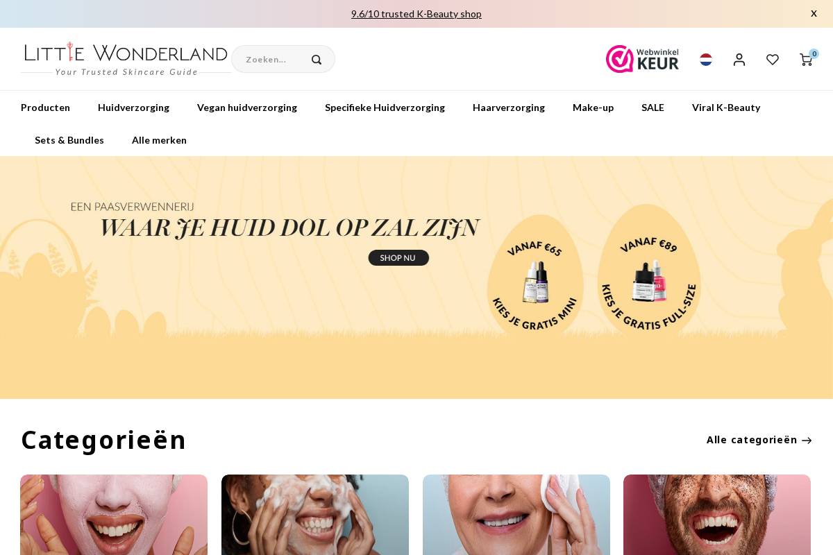 Little Wonderland homepage screenshot