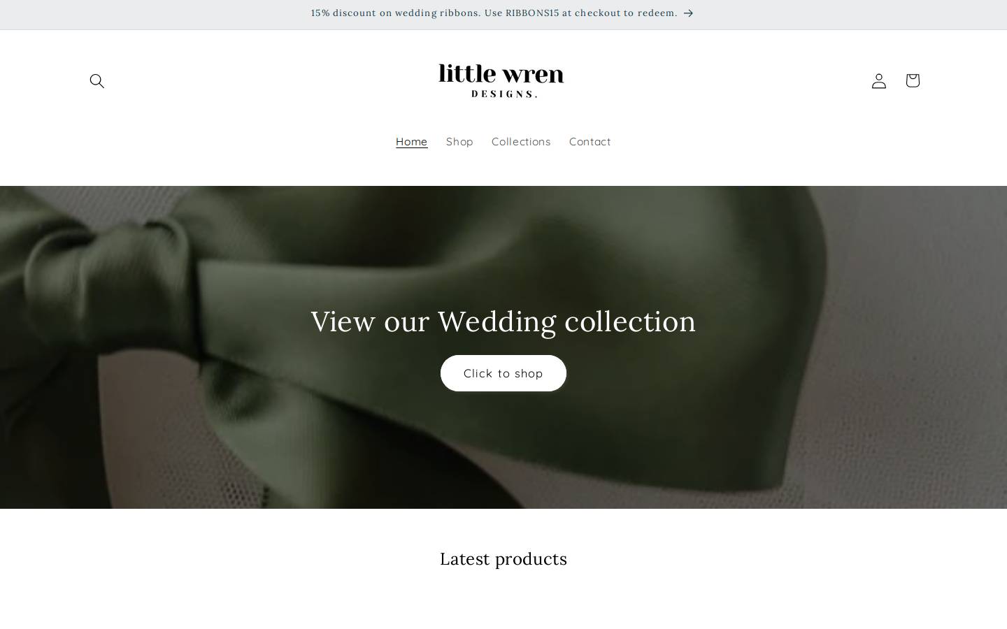 littlewrendesigns.co.uk homepage screenshot