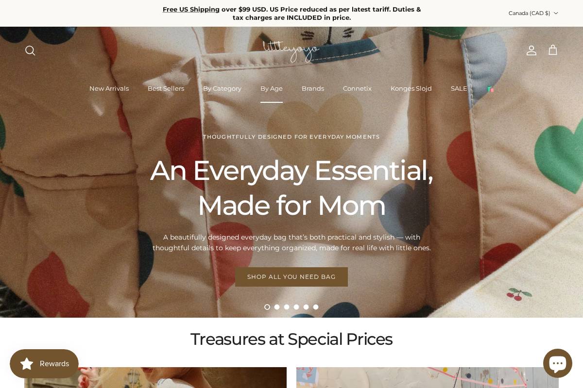 littleyoyo.ca homepage screenshot