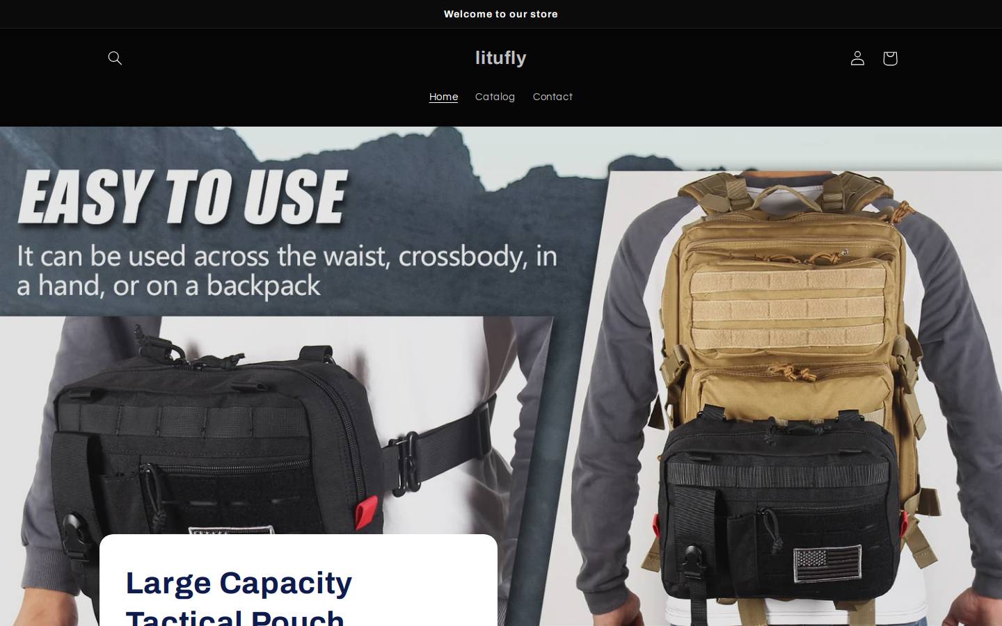 litufly.com homepage screenshot