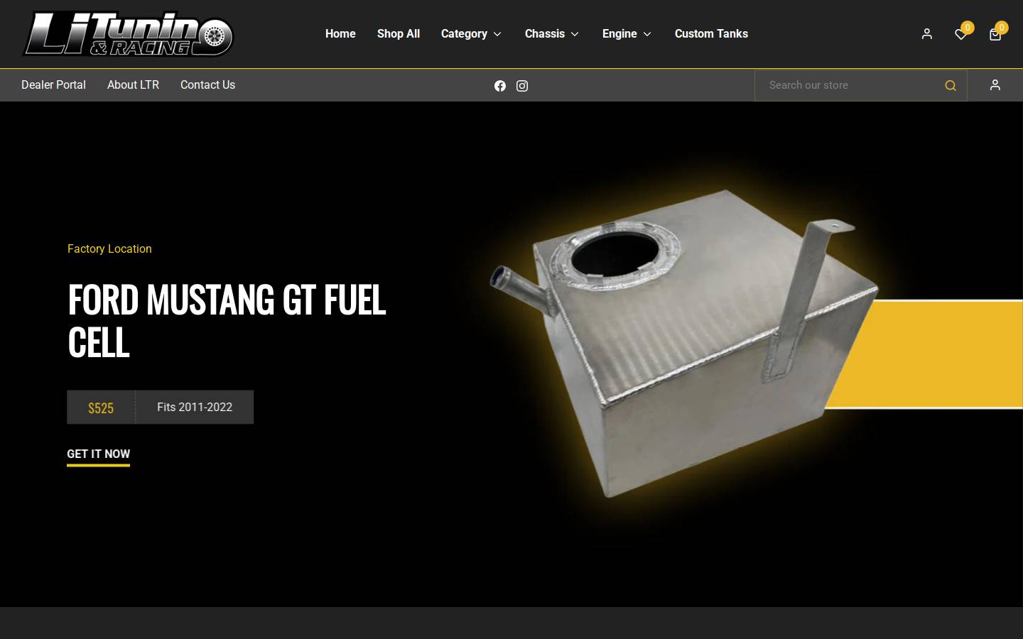 lituningandracing.com homepage screenshot