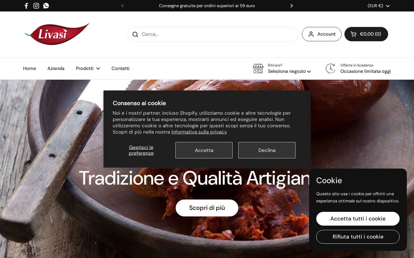 livasi.com homepage screenshot