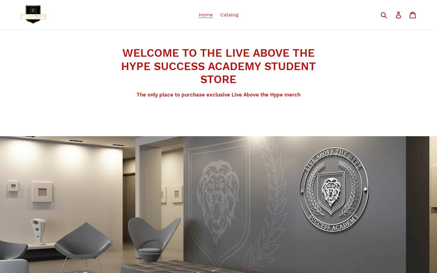 liveabovethehypestore.com homepage screenshot