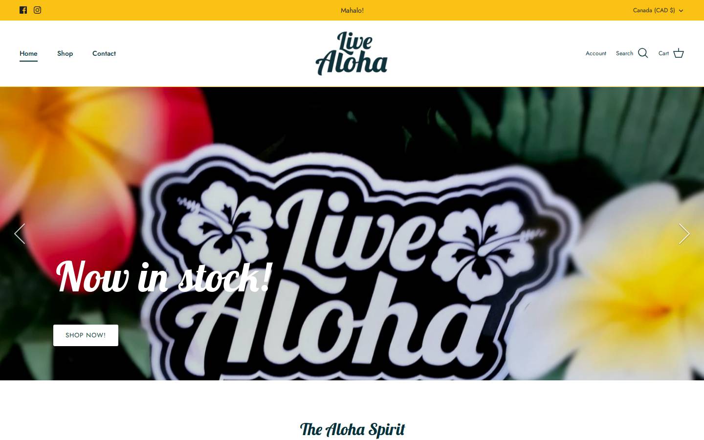 livealoha.com homepage screenshot