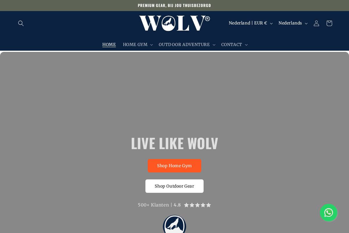 livelikewolv.com homepage screenshot