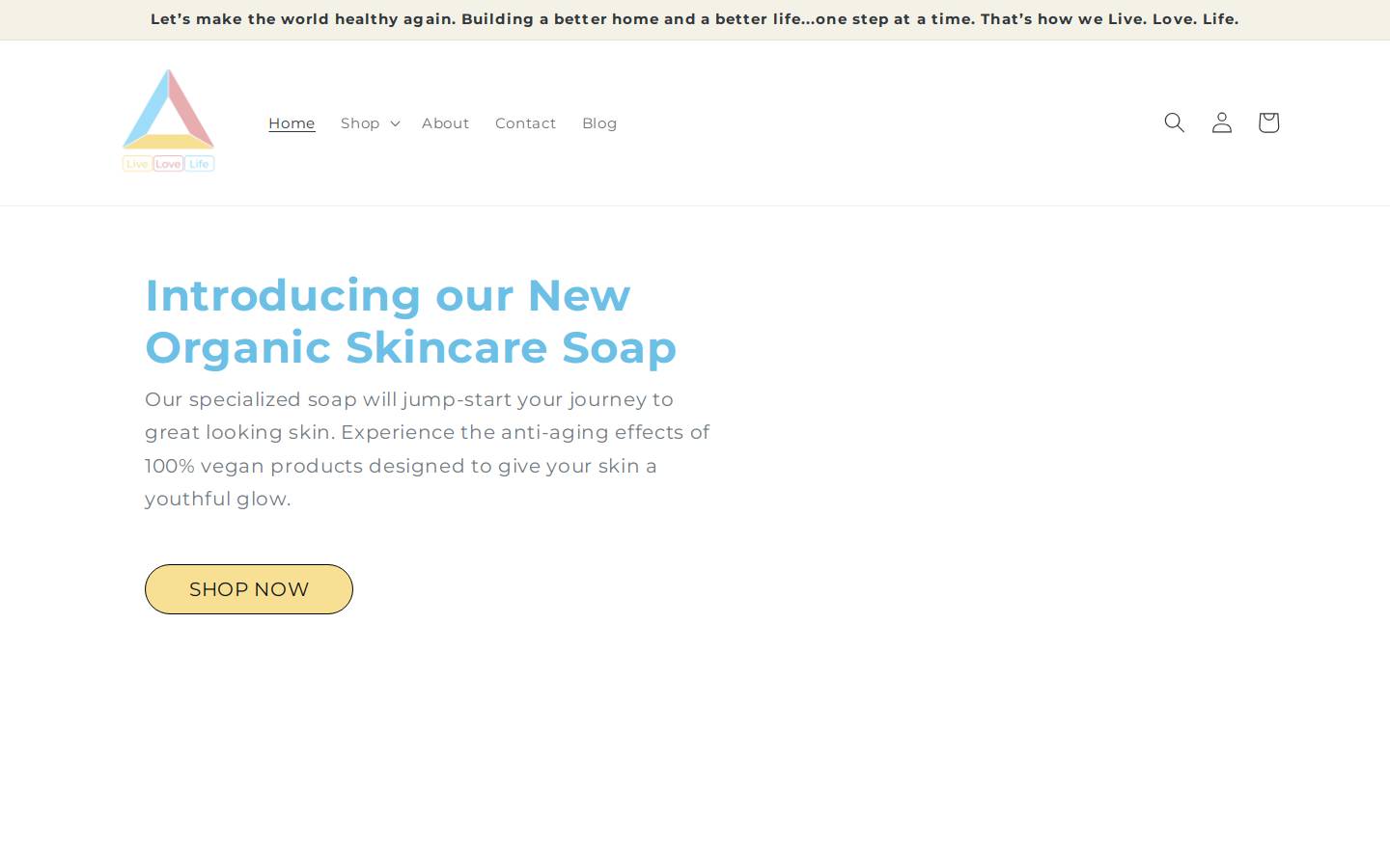 livelovelife.info homepage screenshot