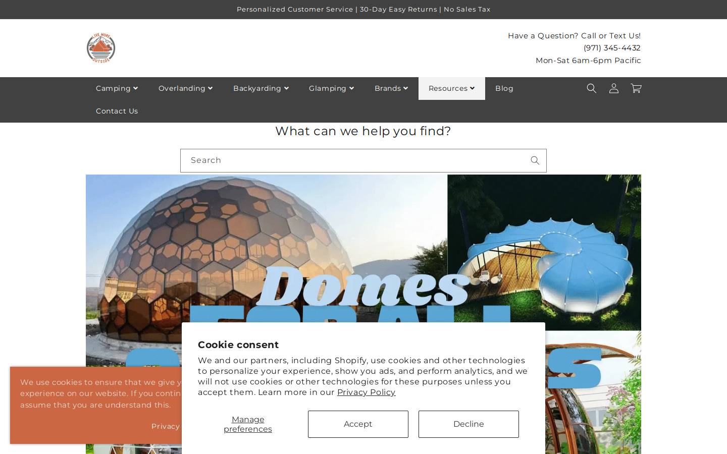 livemoreoutside.com homepage screenshot