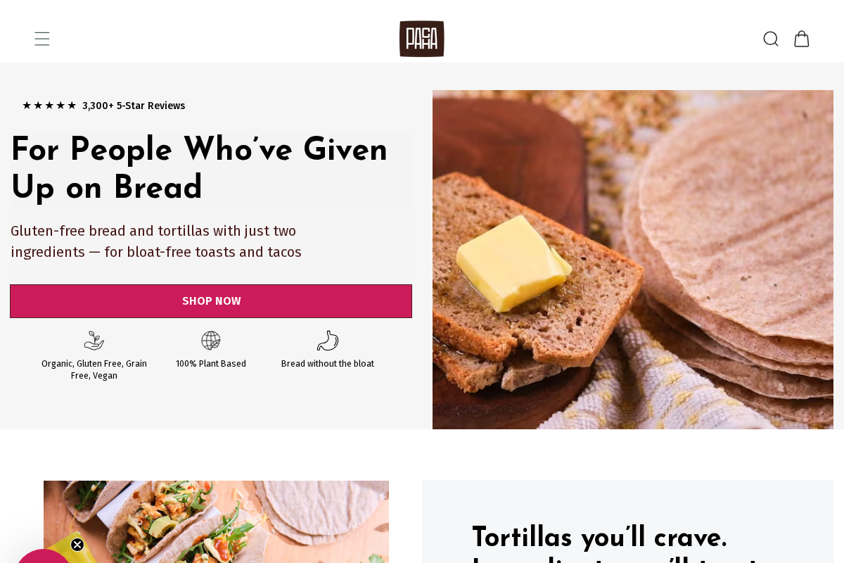 Live Pacha homepage screenshot