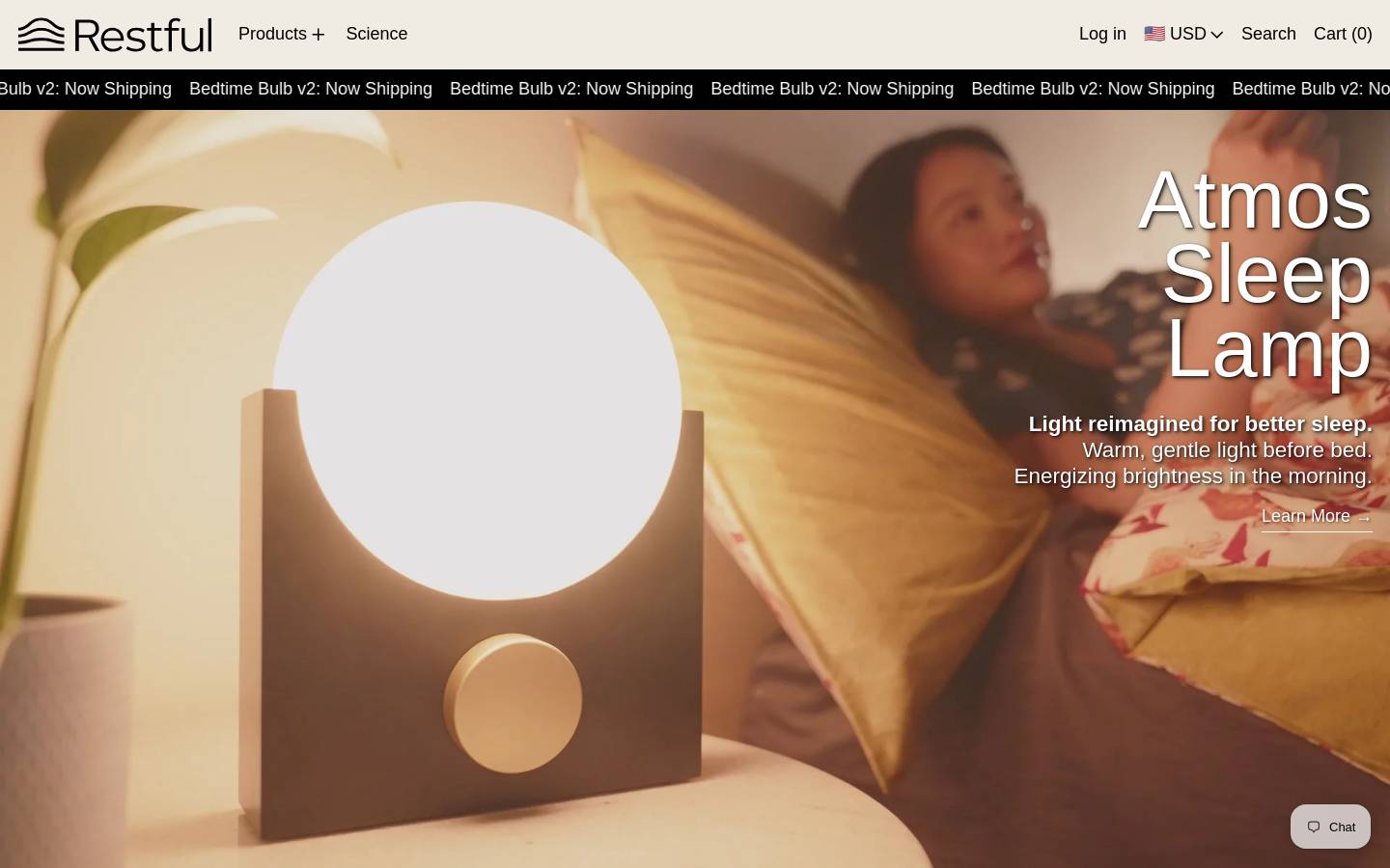 liverestful.com homepage screenshot