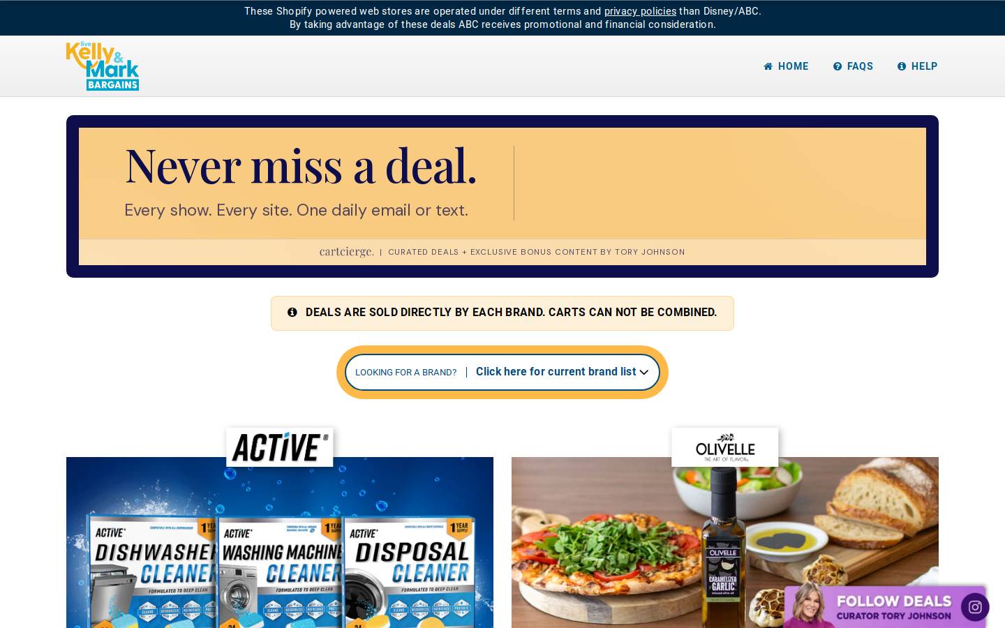livesavvyshopper.com homepage screenshot