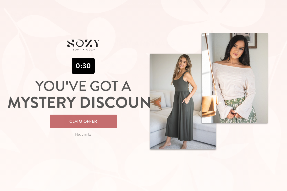 livesozy.com homepage screenshot