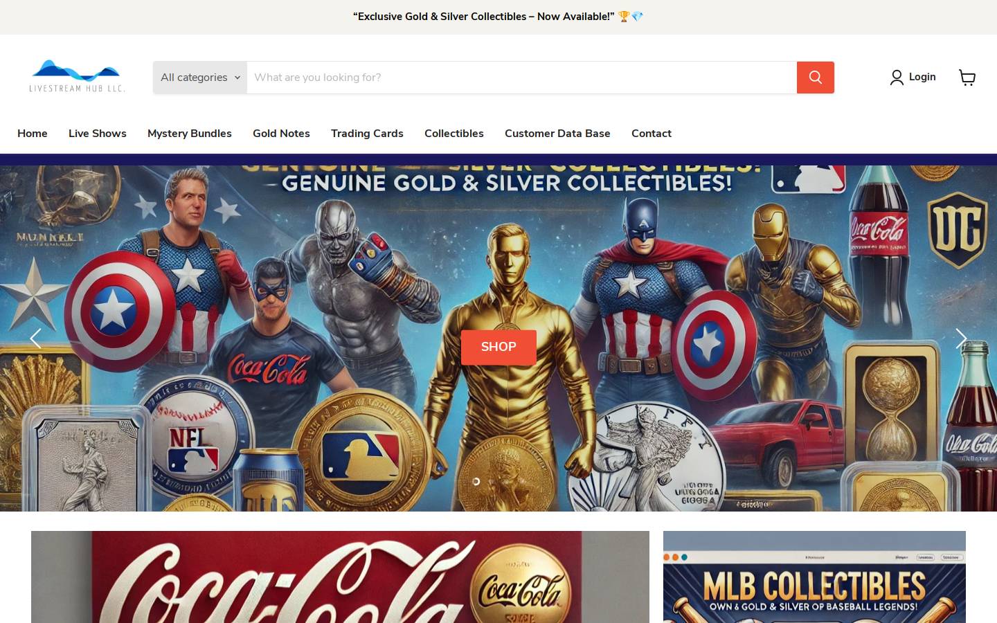 livestreamingllc.com homepage screenshot