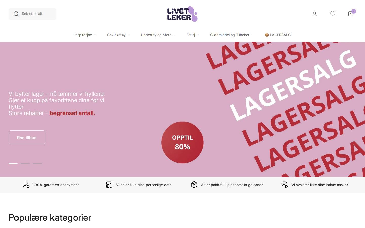 Livetleker homepage screenshot