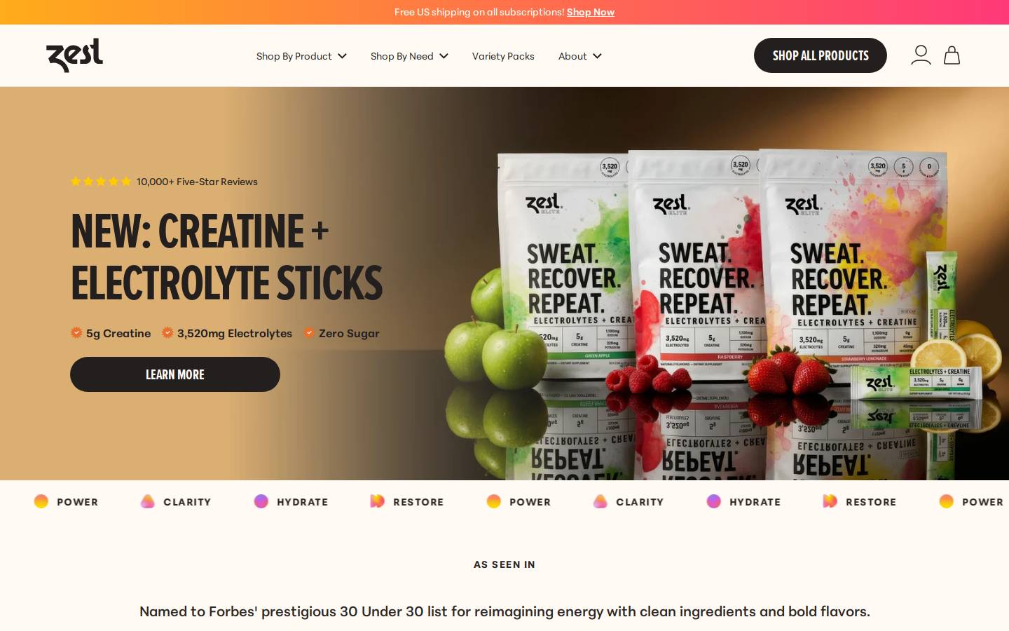 livezesty.com homepage screenshot