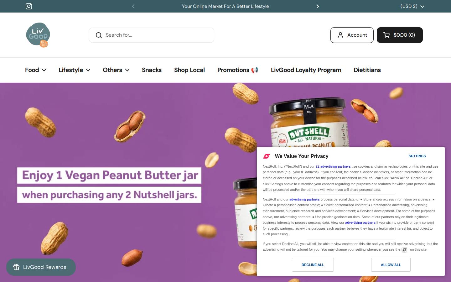 livgood.com homepage screenshot