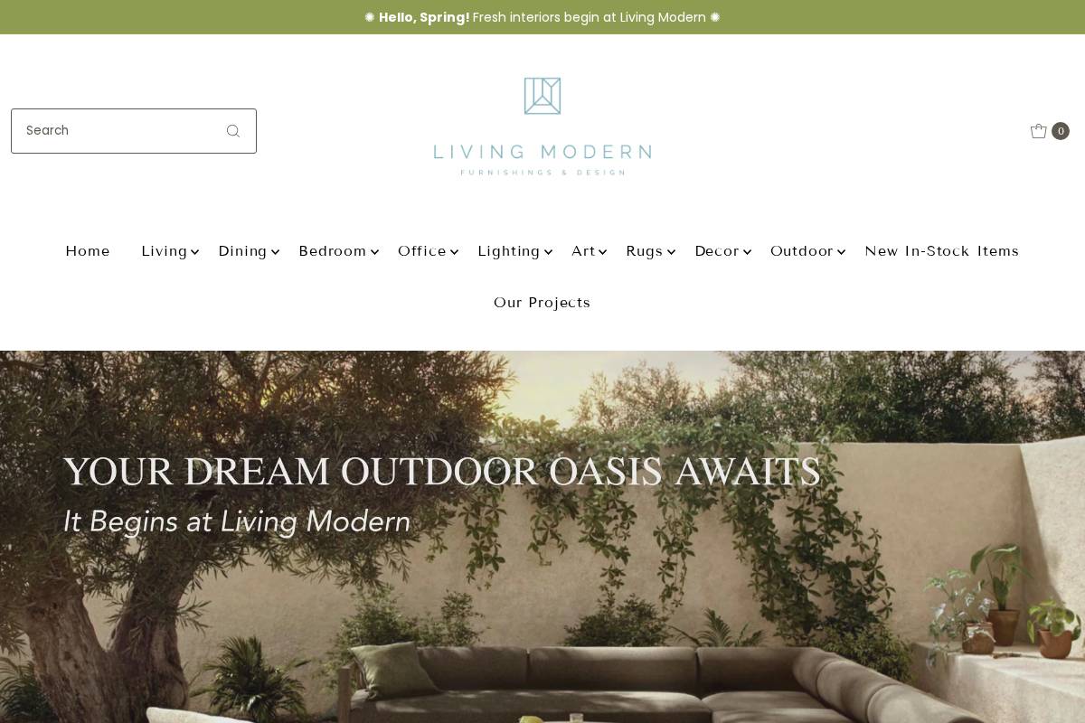livingmodernhome.com homepage screenshot