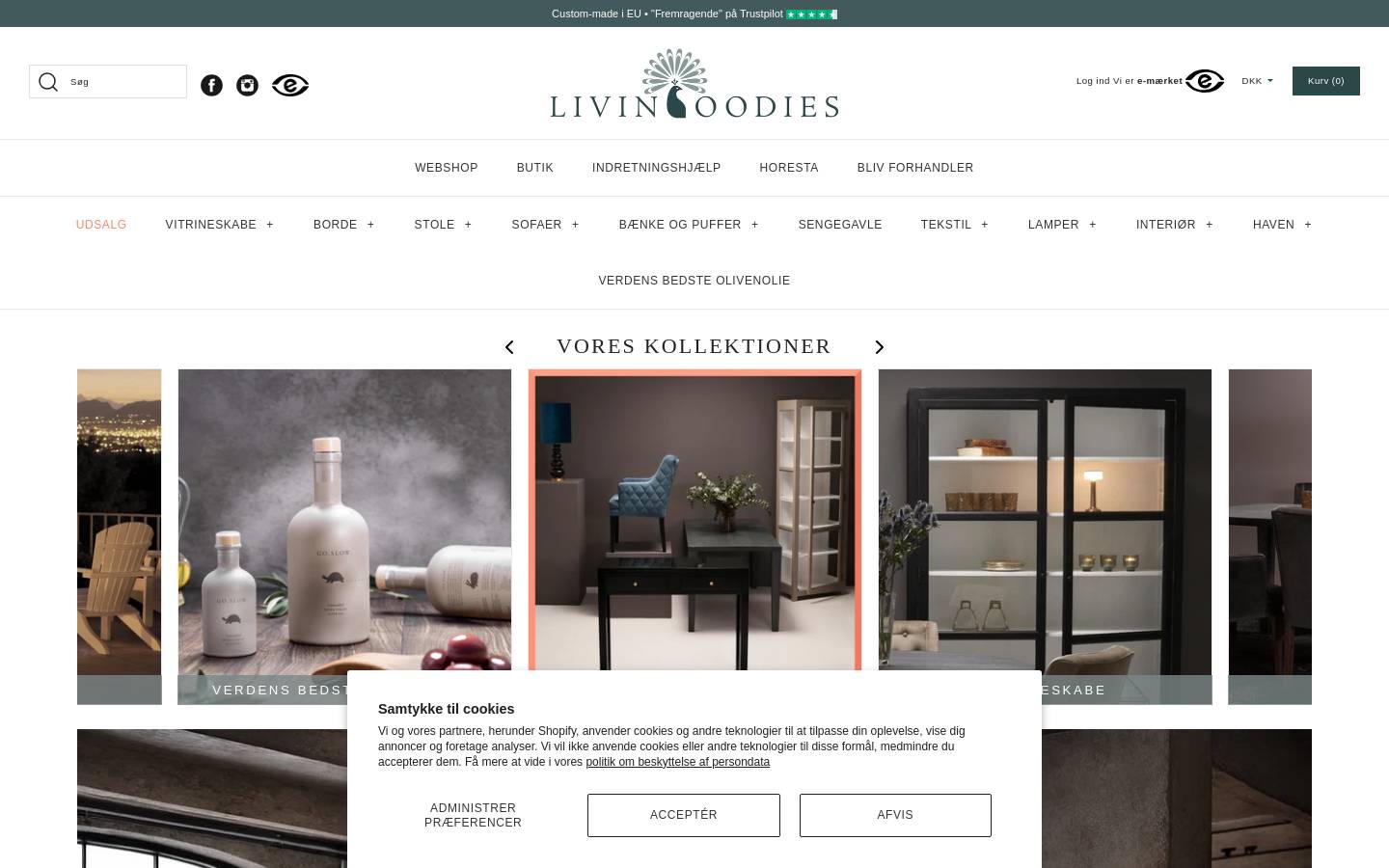 LIVINGOODIES homepage screenshot